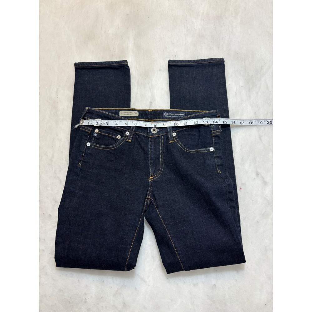 AG Adriano Goldschmied The Premiere Skinny Straight Jeans Dark Indigo 26R Mens - Picture 9 of 11